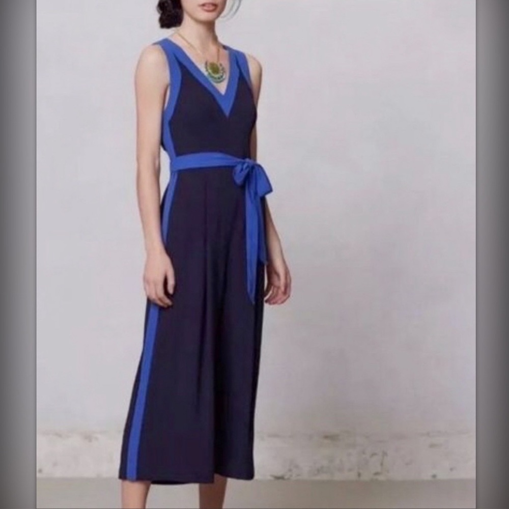 Elevenses Black and Blue Jumpsuit